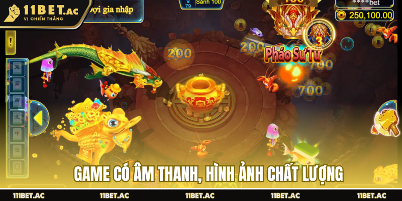 Game có âm thanh, hình ảnh chất lượng