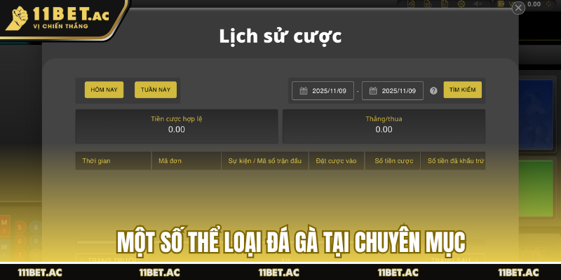 Một số thể loại đá gà tại chuyên mục